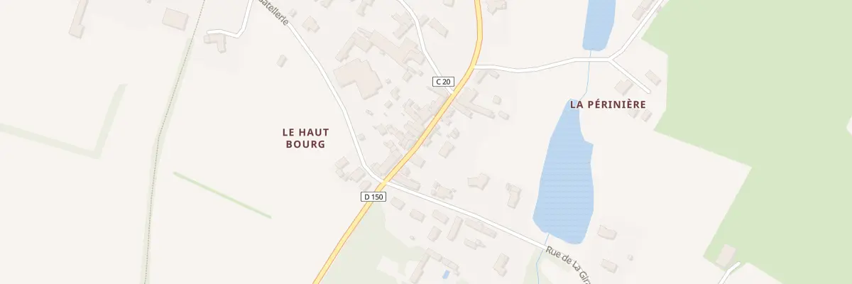Plan du 10 Rue du Haut Bourg à Cirières
