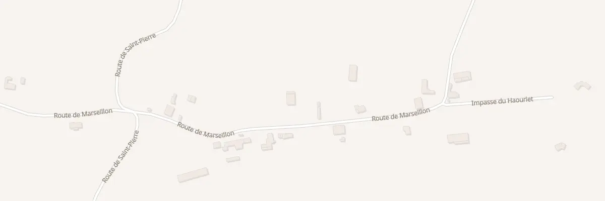 Plan du 641 Rte de Marseillon à Banos