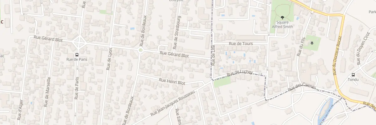 Plan du 12 Rue Gerard Blot à Mérignac
