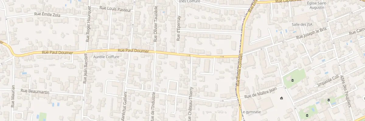 Plan du 22 Rue Paul Doumer à Mérignac