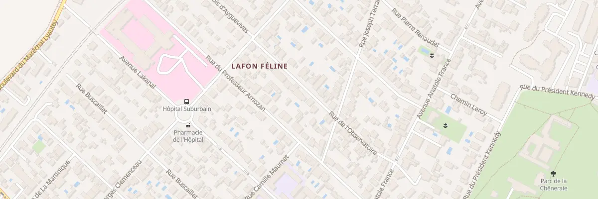Plan du 36 Rue de l’Observatoire au Bouscat
