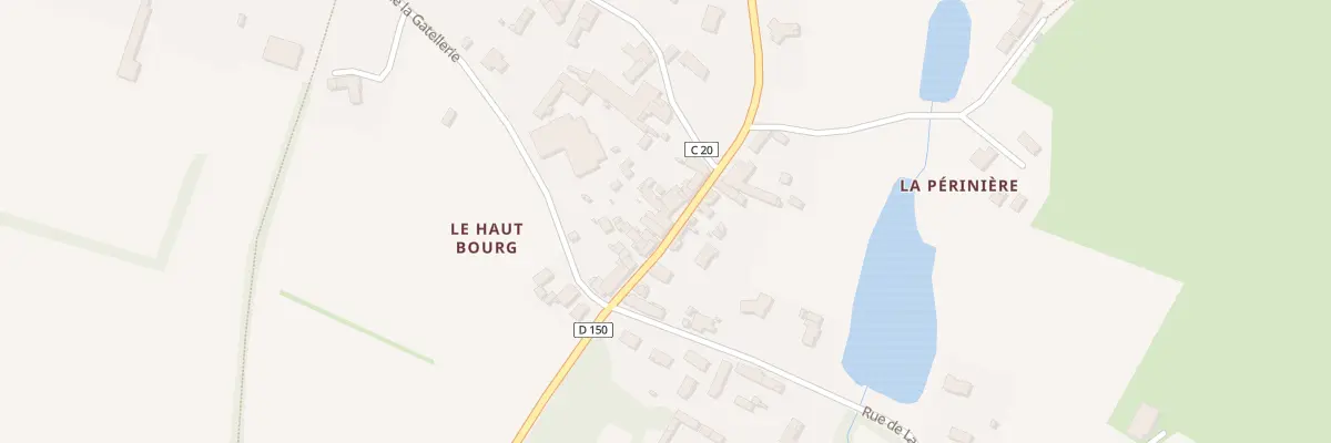 Plan du 23 Rue du Haut Bourg à Cirières