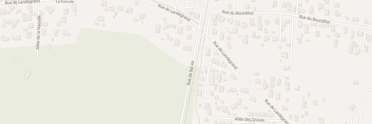 Plan du 85 Rue de Landegrand à Parempuyre