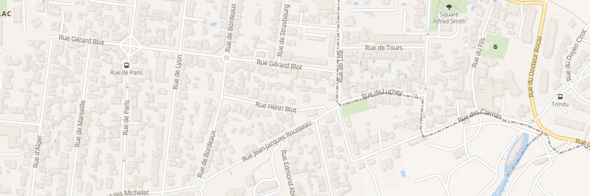 Plan du 7 Rue Henri Blot à Mérignac