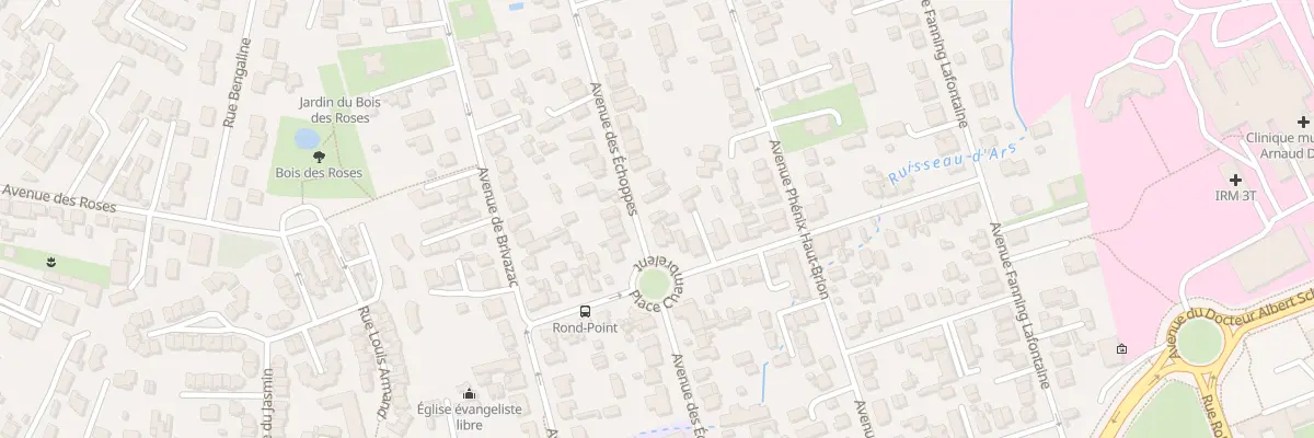 Plan du 35 Av des Echoppes à Pessac