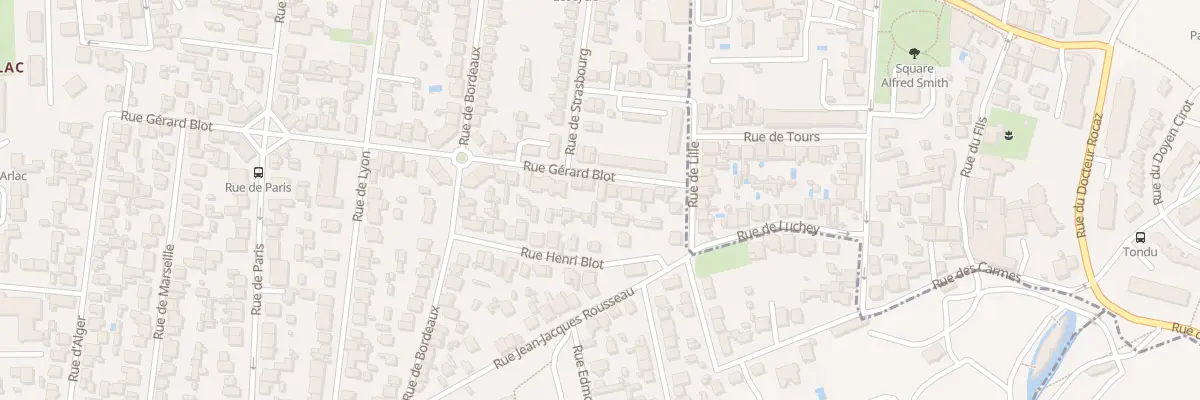 Plan du 14 Rue Gerard Blot à Mérignac