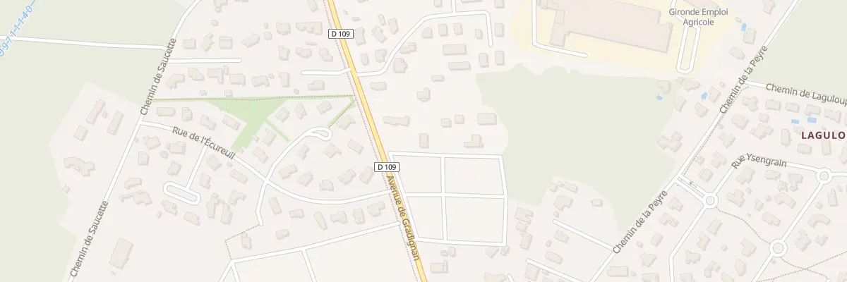 Plan du 128 Av de Gradignan à Léognan