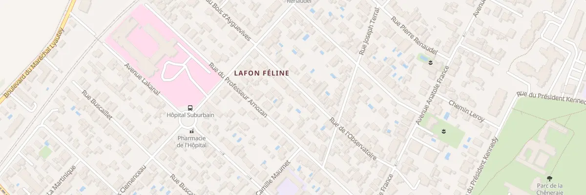 Plan du 40 Rue de l’Observatoire au Bouscat
