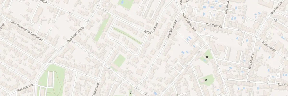 Plan du 10 Rue Professeur Moreau à Bordeaux