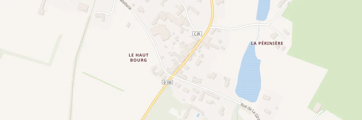 Plan du 17 Rue du Haut Bourg à Cirières