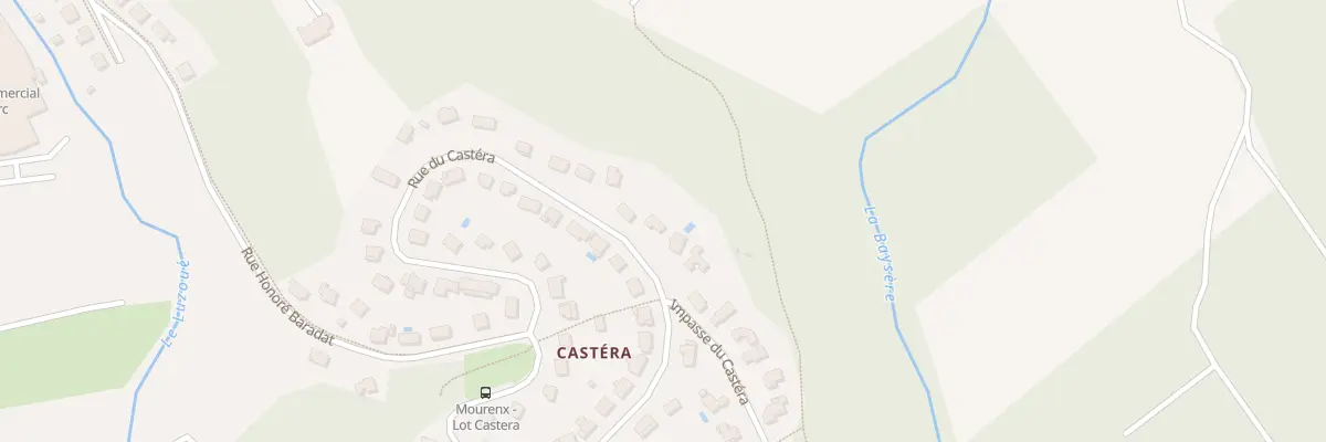 Plan du 31 Rue Du Castera à Mourenx