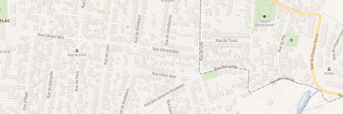 Plan du 16 Rue Gerard Blot à Mérignac