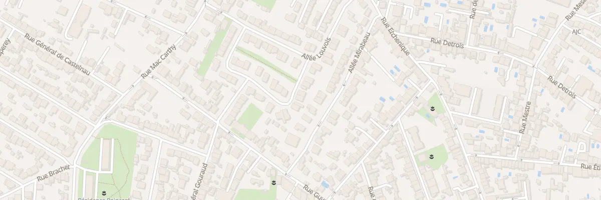 Plan du 12 Rue Professeur Moreau à Bordeaux