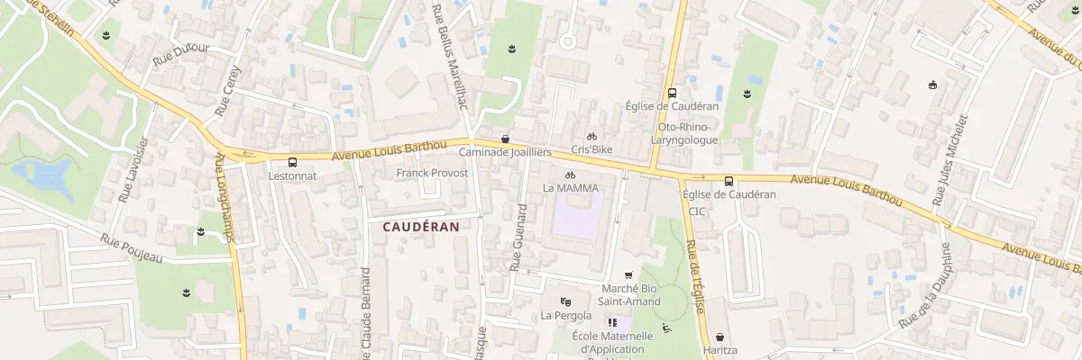 Plan du 4 Rue Guénard à Bordeaux