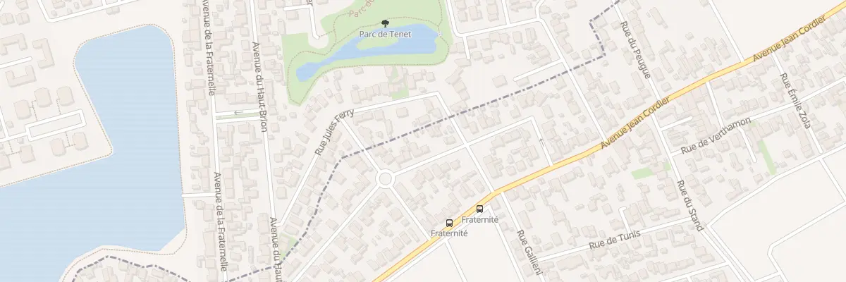Plan du 9 Rue Louis Pasteur à Pessac