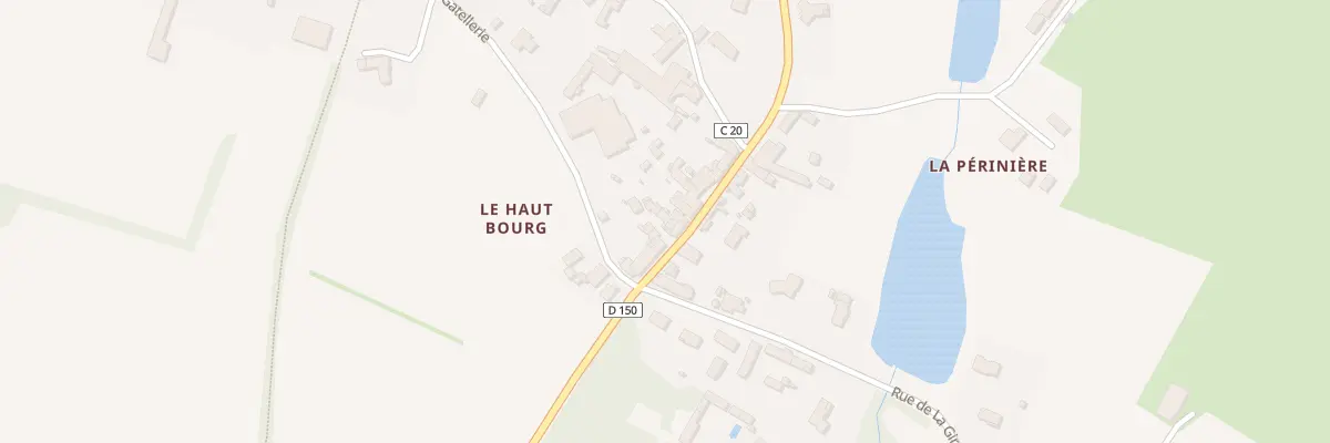 Plan du 11 Rue du Haut Bourg à Cirières