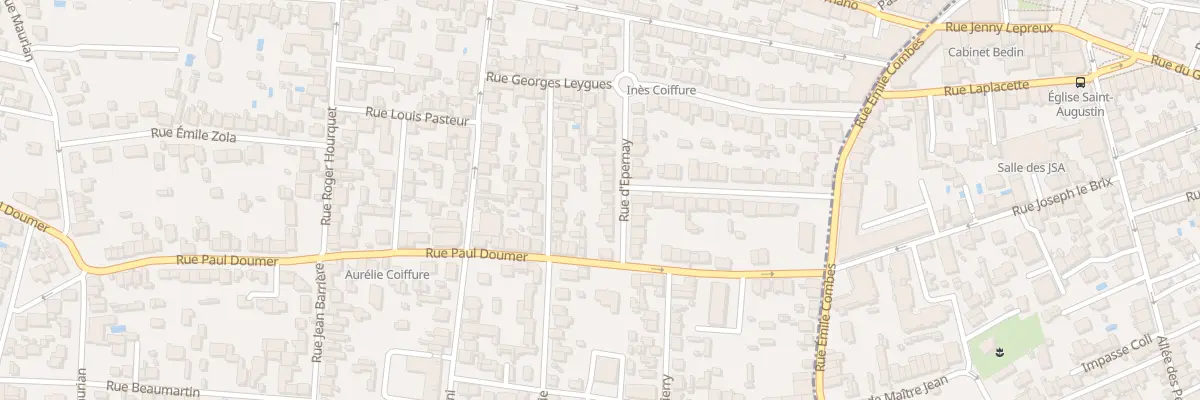 Plan du 25 Rue d’Epernay à Mérignac