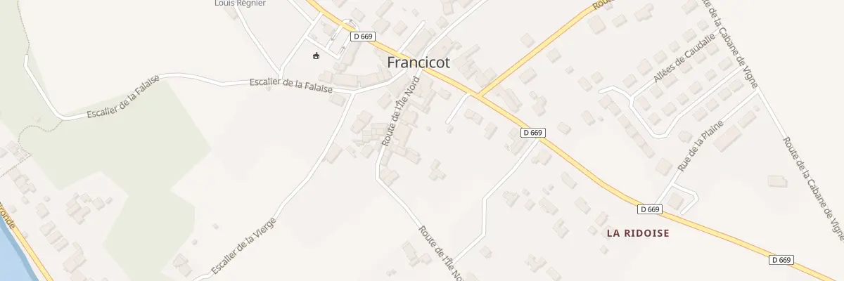 Plan du 11 Francicot-Nord à Gauriac