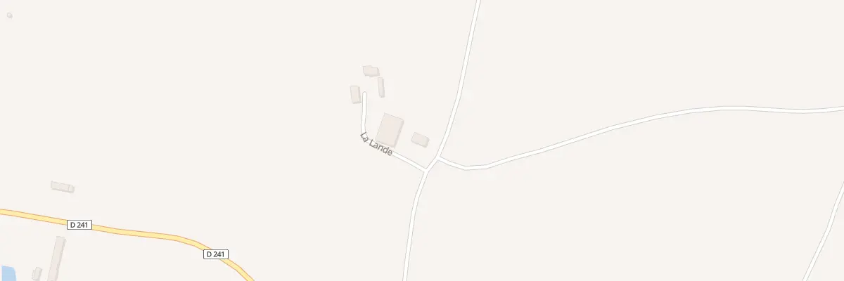 Plan du 1 La Lande à Moulay