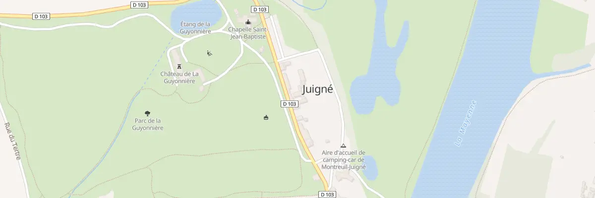 Plan du 10 Rue Saint-Jean Baptiste à Montreuil-Juigné