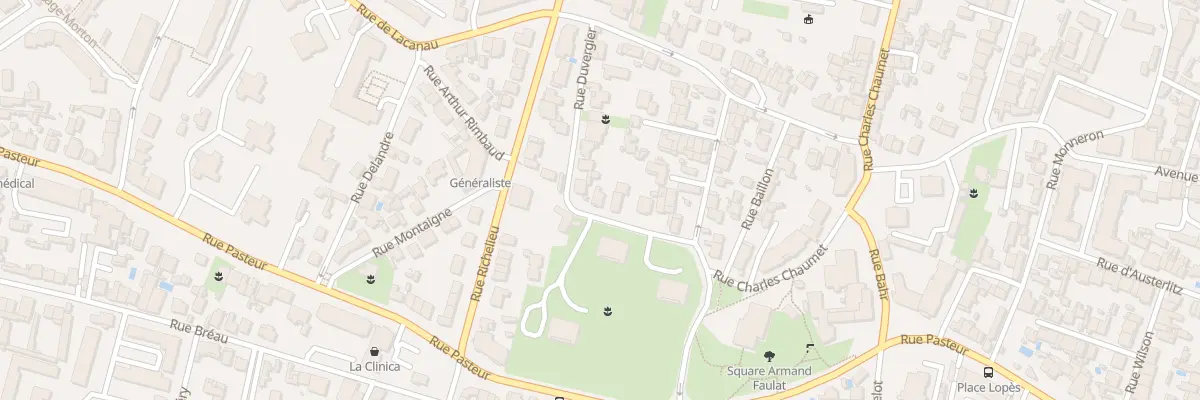 Plan du 24 Rue Duvergier à Bordeaux