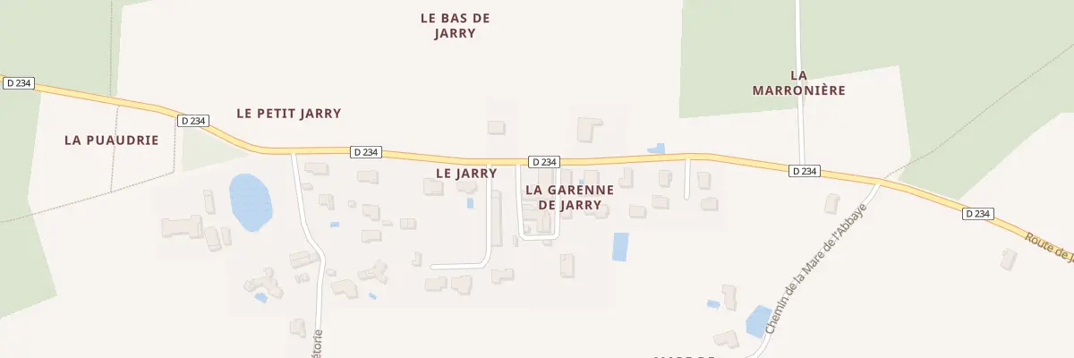 Plan du 92 Rte des Jarry à Bussac-sur-Charente
