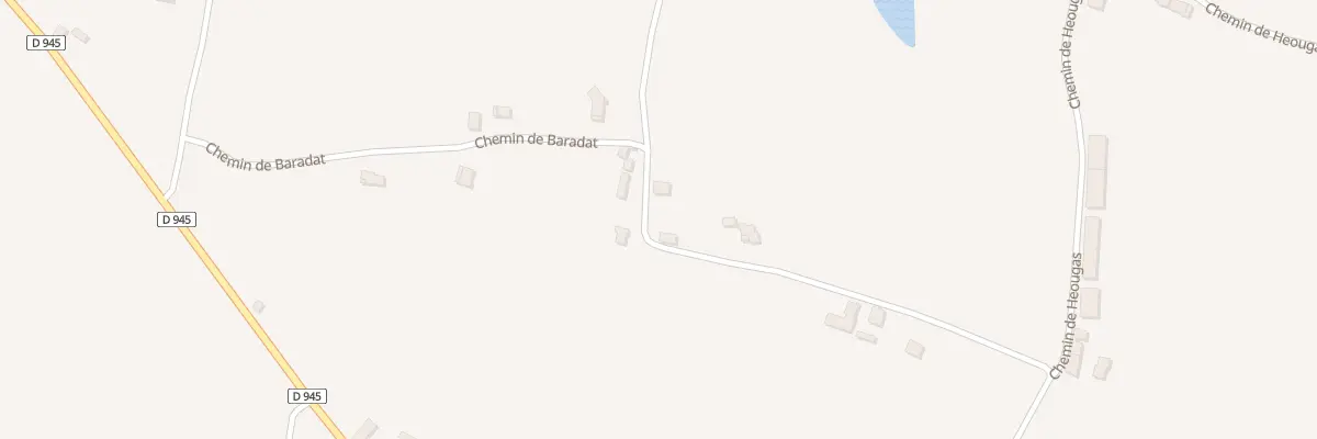 Plan du 400 Che de Baradat à Hagetaubin