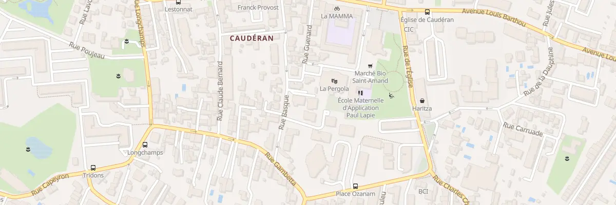 Plan du 30 Rue Basque Caud à Bordeaux