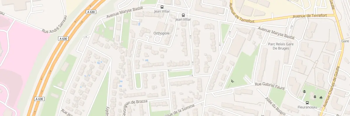 Plan du 9 Pl du Belvederes à Bruges