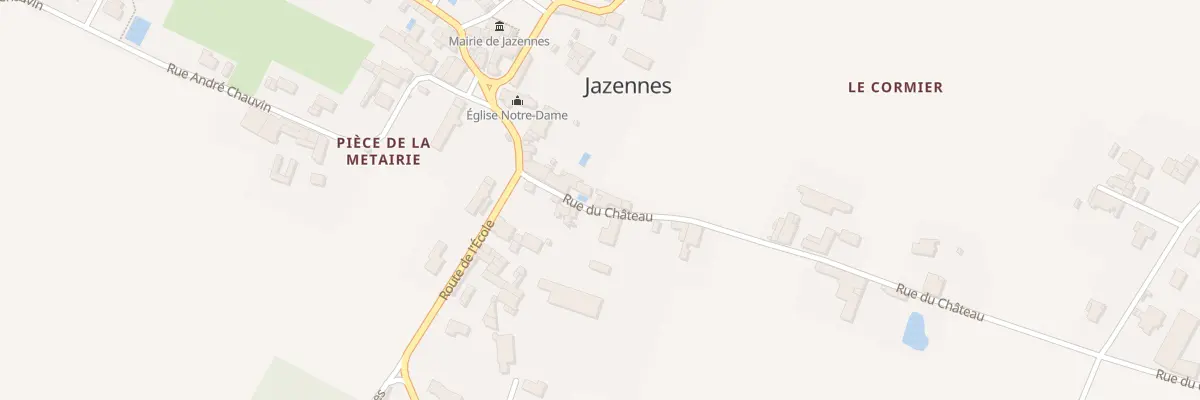Plan du 11 Rue du Château à Jazennes