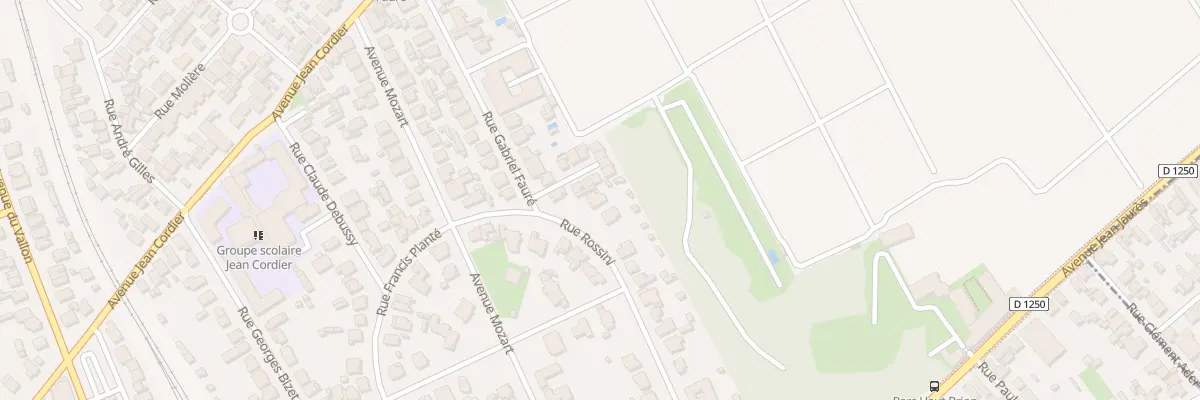 Plan du 32 Rue Rossini à Pessac