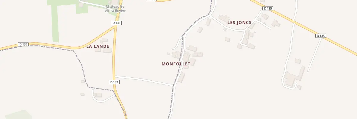 Plan du 324 Monfollet à Cars