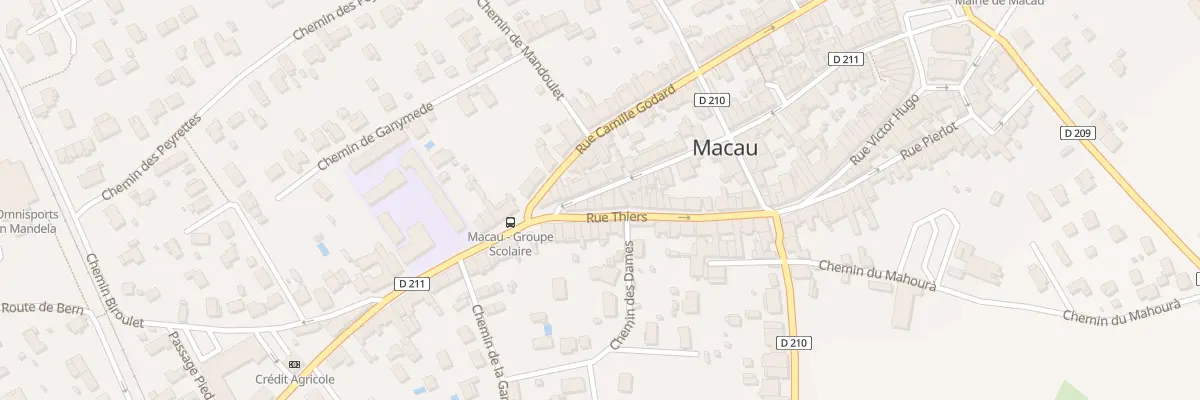 Plan du 34 Rue Thiers à Macau