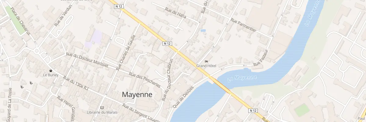 Plan du 5009 Rue Ambroise de Loré à Mayenne