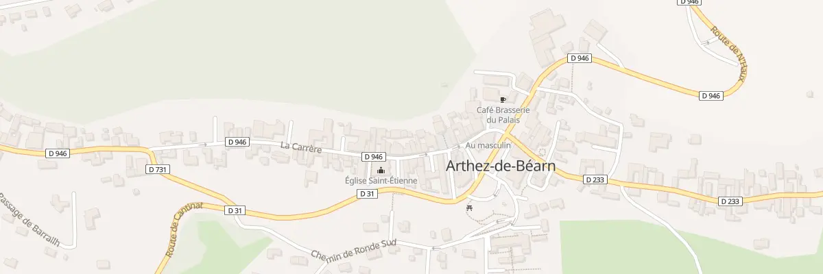 Plan du 32 Rue la Carrere à Arthez-de-Béarn