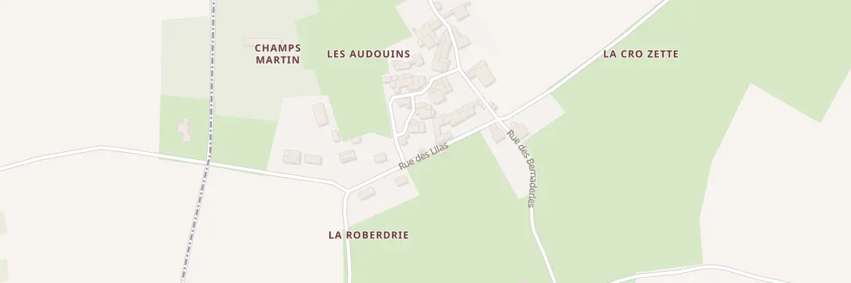 Plan du 14 Rue des Lilas à Bignay