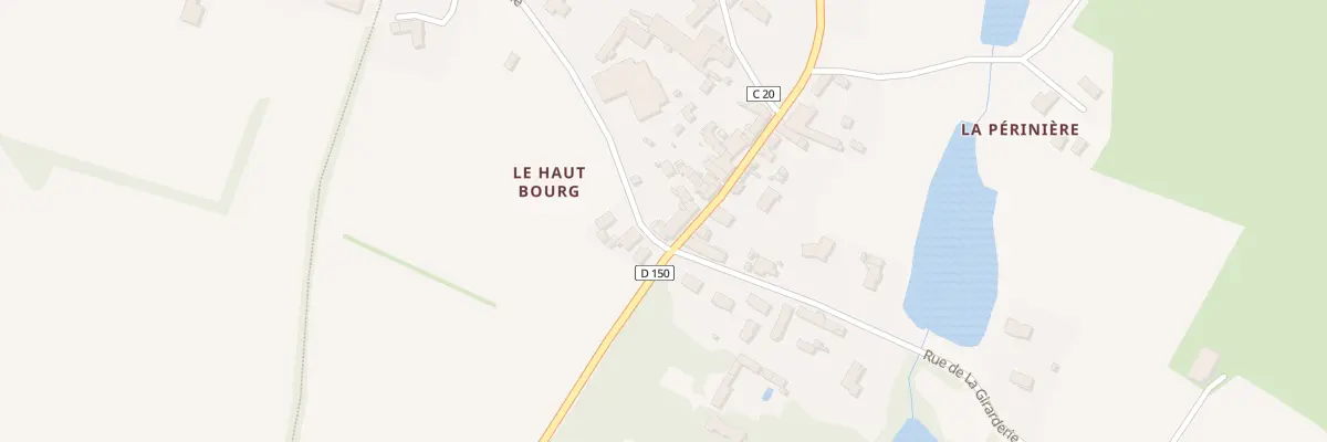 Plan du 1 Rue du Haut Bourg à Cirières