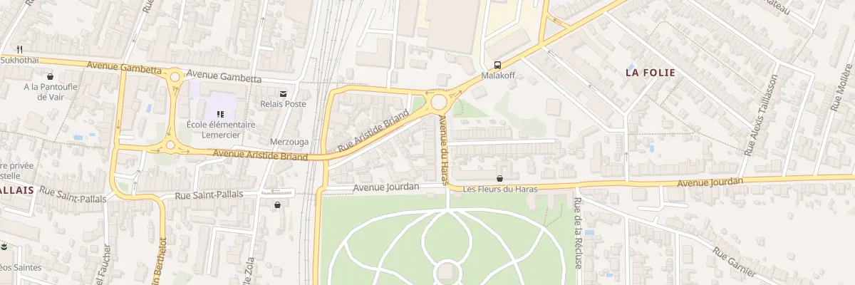 Plan du 10B Av du Haras à Saintes