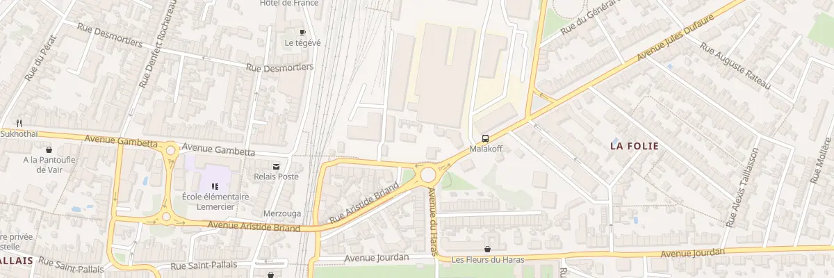 Plan du 9 Av Jules Dufaure à Saintes