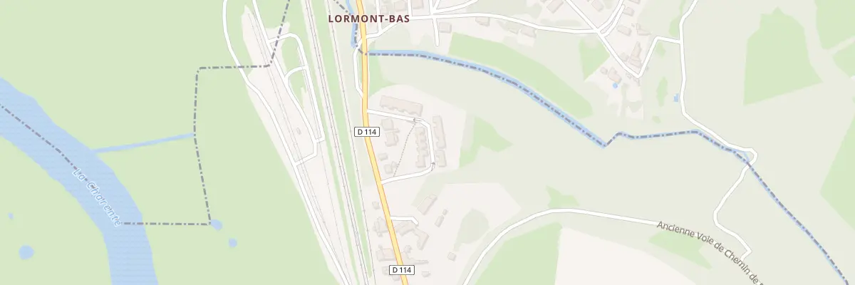 Plan du 1 Rue du Bourg de Lormont à Saintes