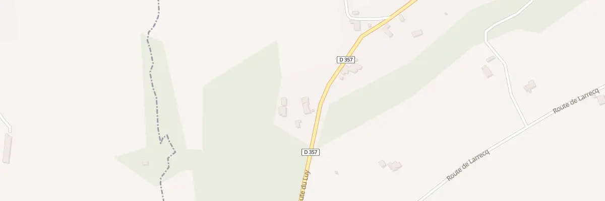 Plan de Rte du Luy à Labastide-Chalosse