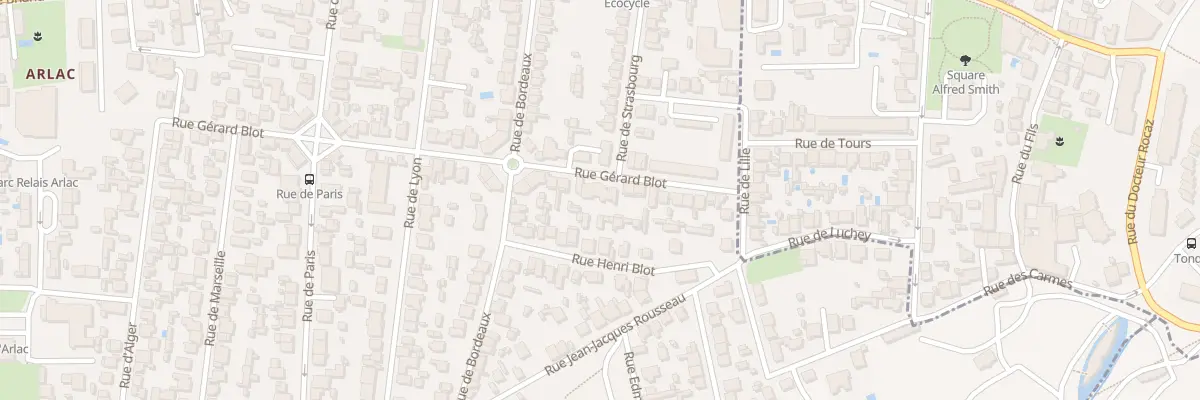 Plan du 22 Rue Gerard Blot à Mérignac