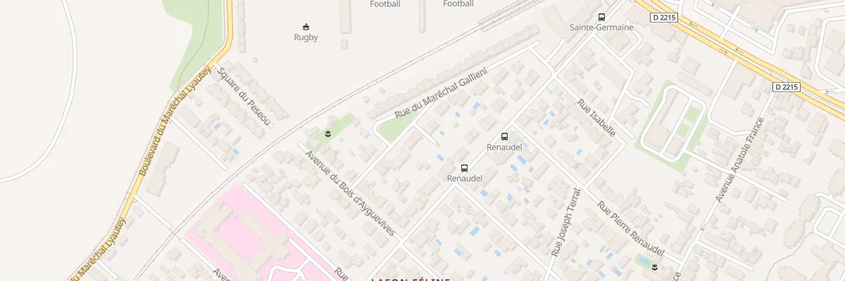 Plan du 32 Rue Marechal Gallieni au Bouscat
