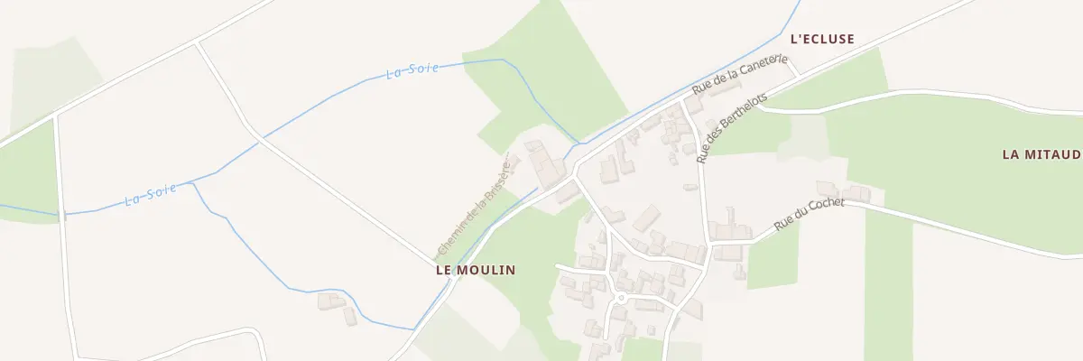 Plan du 2 Rte de la Magnonière à Landes