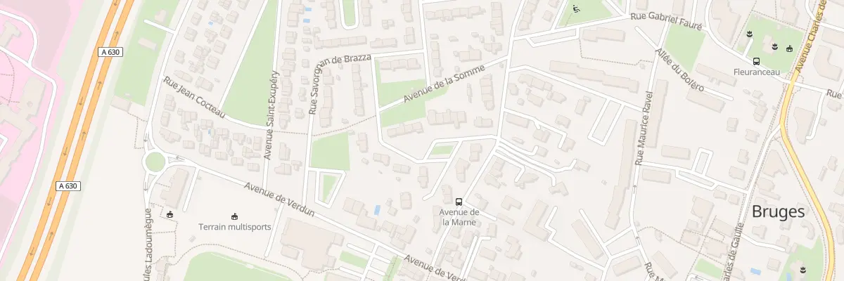 Plan du 2 Rue Jacques Cartier à Bruges
