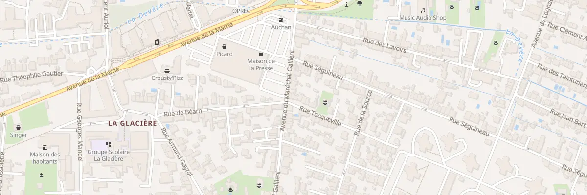 Plan du 37 Rue Tocqueville à Mérignac