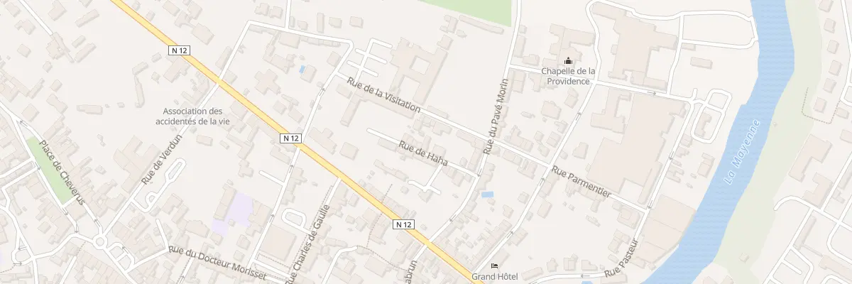 Plan du 4 Rue de Haha à Mayenne
