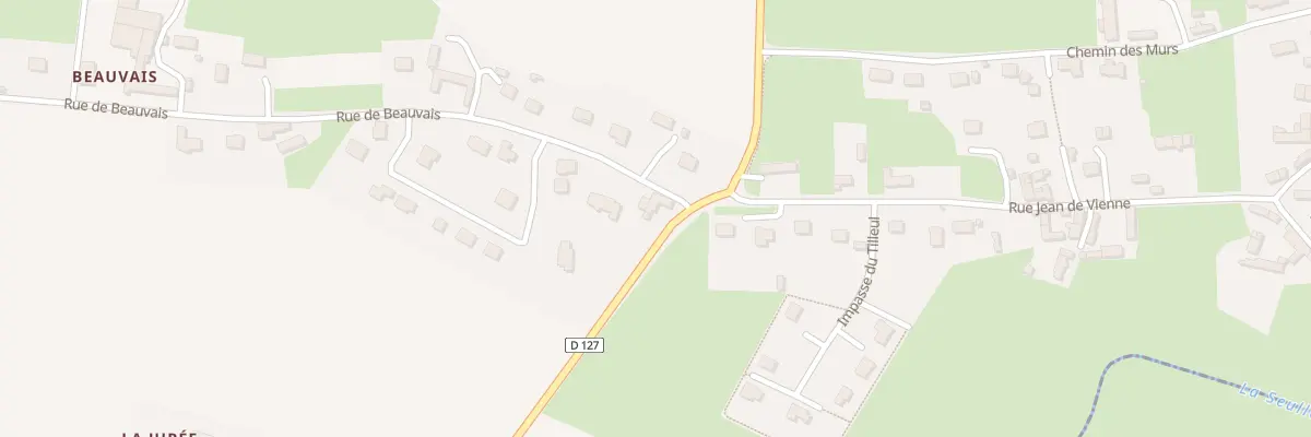 Plan du 2 Rte d’Esquay à Vienne-en-Bessin