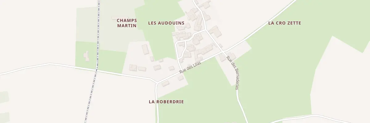Plan du 16 Rue des Lilas à Bignay