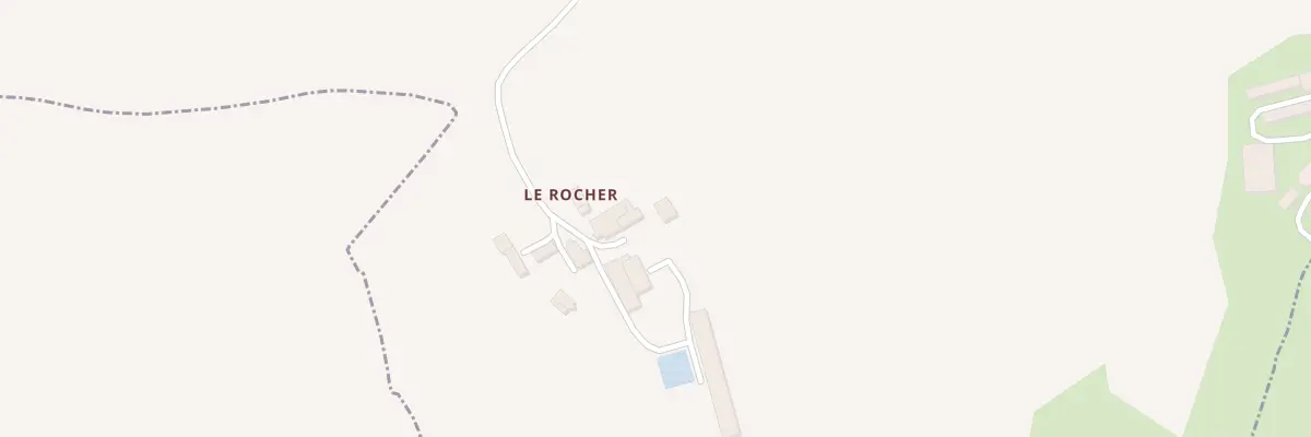 Plan du 2 Le Rocher à Martigné-sur-Mayenne